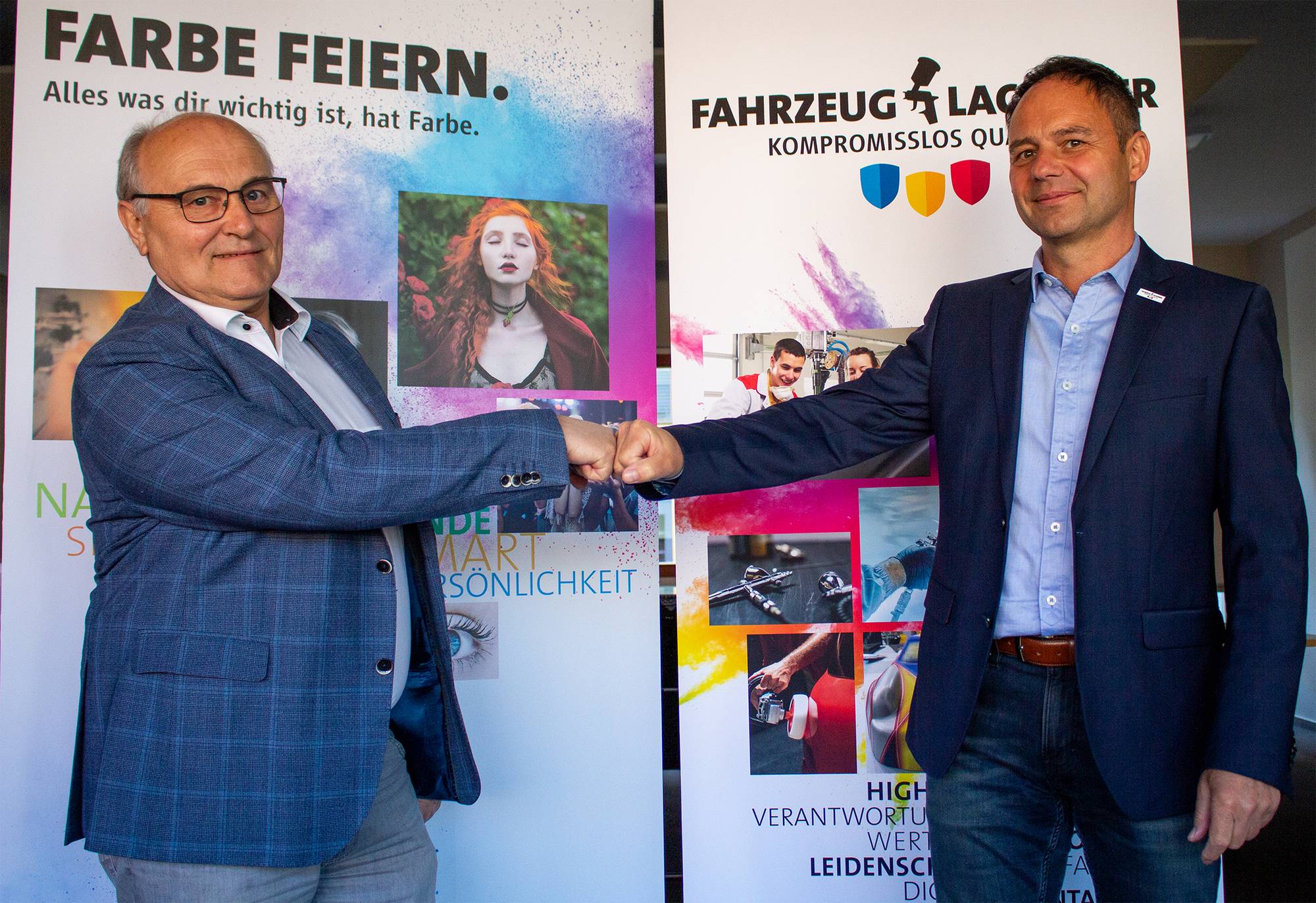 Stabsübergabe: Dr. Albert Bill übergibt den operativen Bereich an Torsten Schmidt.